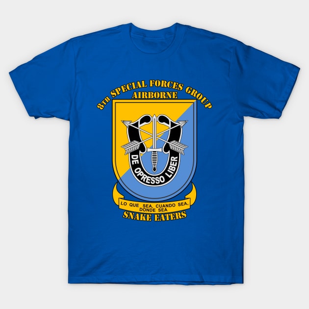 8th Special Forces Group T-Shirt by MBK